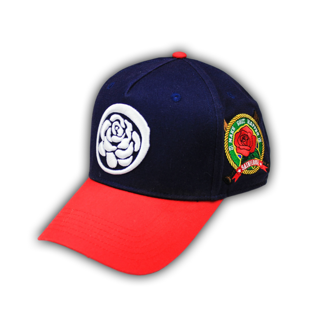 Navy & Red 'HomeRun' Logo Snapback Hat