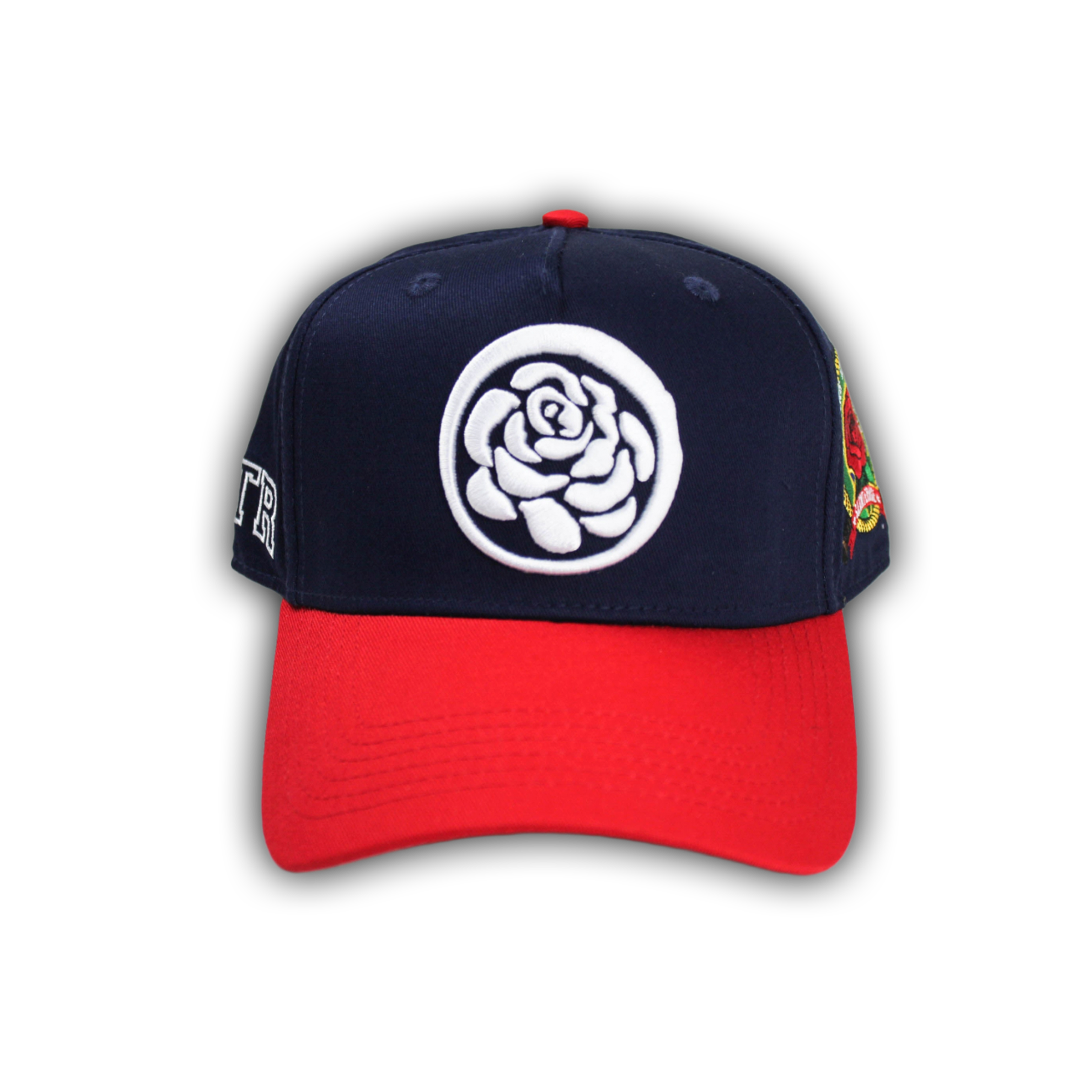 Navy & Red 'HomeRun' Logo Snapback Hat