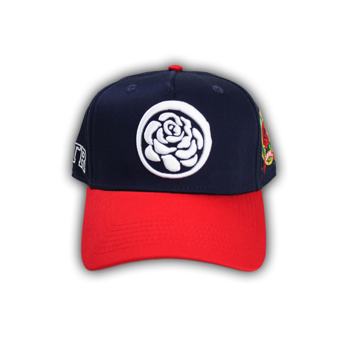 Navy & Red 'HomeRun' Logo Snapback Hat