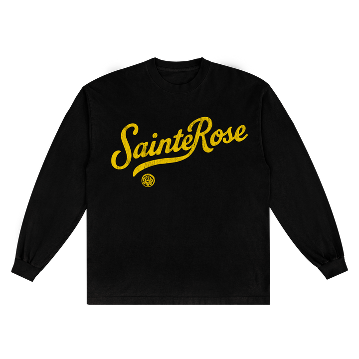 Black & Yellow 'Sainte Rose' Long Sleeve