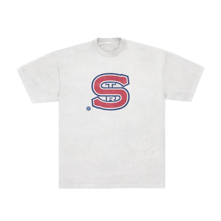 Sainte Rose 'Playoffs' White Tee