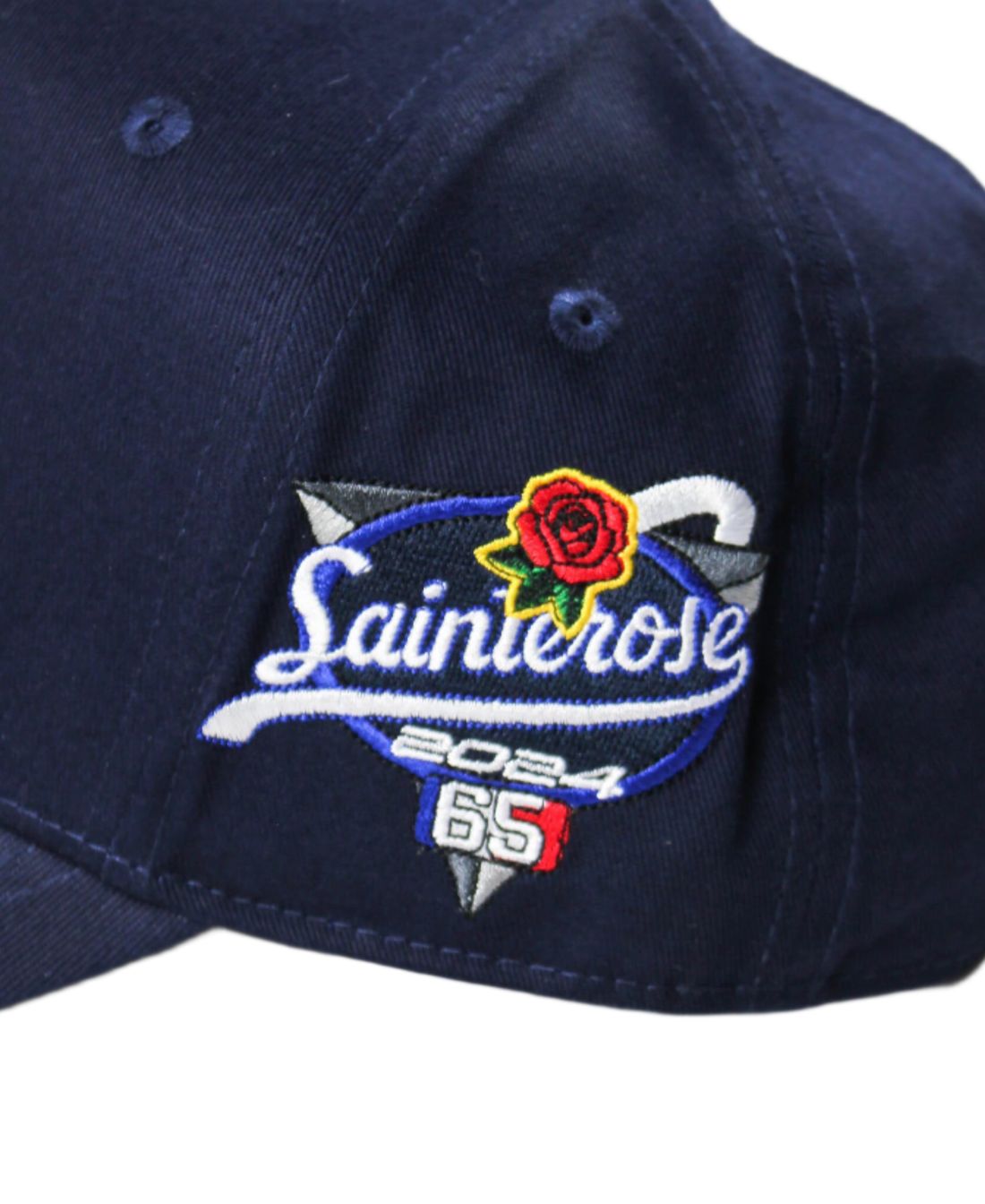 Navy 'Stamp' Logo Snapback Hat