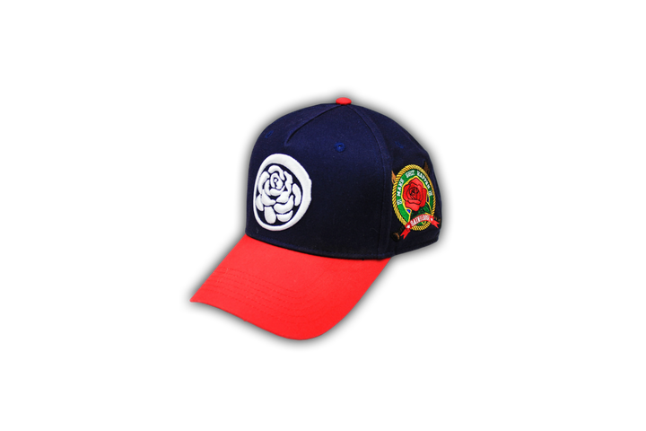 Navy & Red 'HomeRun' Logo Snapback Hat