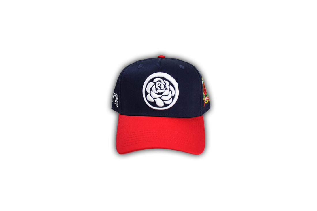Navy & Red 'HomeRun' Logo Snapback Hat